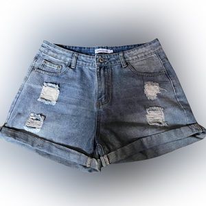 (2 for 13$)Miss look high waisted Jean shorts